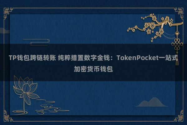 TP钱包跨链转账 纯粹措置数字金钱：TokenPocket一站式加密货币钱包